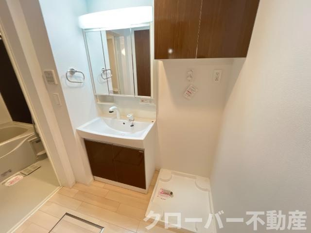 レモンガーデンの洗面所|洗髪洗面化粧台