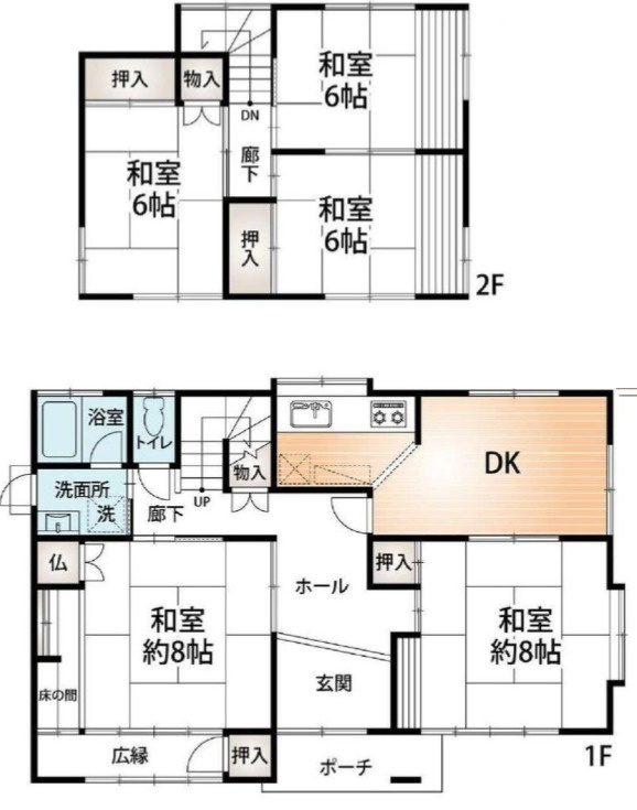 姫路市御立西３丁目の中古一戸建の間取り