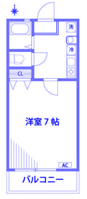 サンライズ宮町の間取り