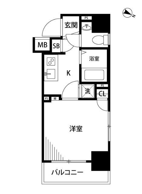 パークウェルツインズ西新宿ノースピアの間取り