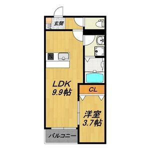 【間取り】 | LE COCON稲沢V