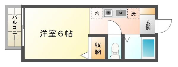 キャンパス本多聞の間取り