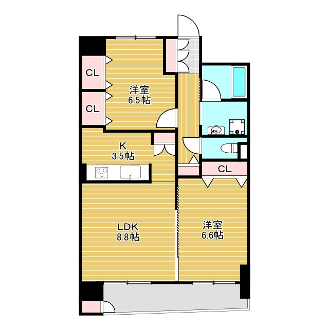 淀川イーストタワーの間取り