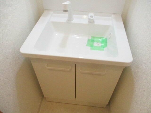 グリーンテラス所沢の独立洗面台