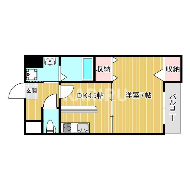 ベルダーIII番館の間取り