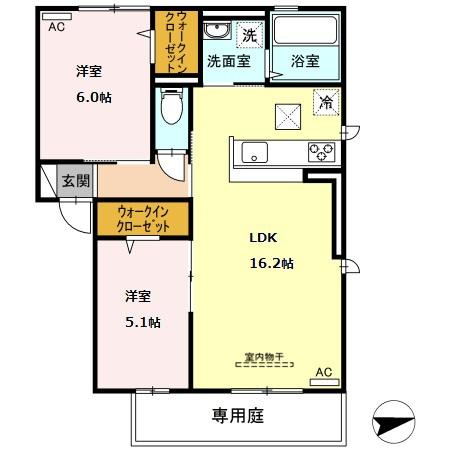メゾンドヴェルデの間取り