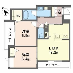 シャーメゾンリッシュ高石の間取り