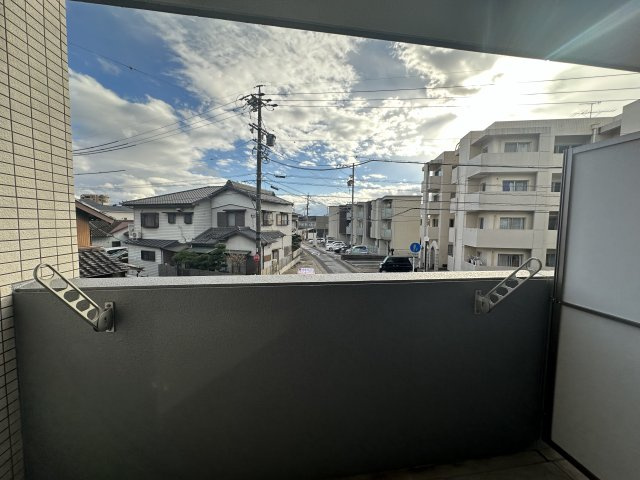 ソレアード小坂のバルコニー