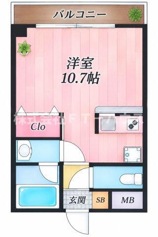 ドエル宇田川の間取り