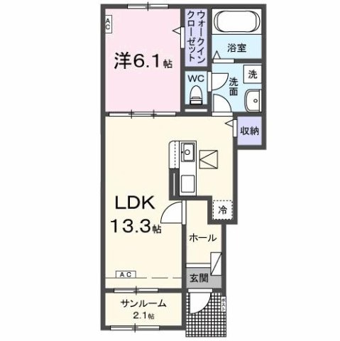 カーサ　ルーチェの間取り