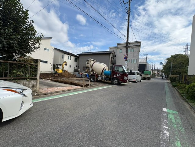 川越市富士見町　建築条件なし売地　東武東上線『川越駅』徒歩10分　【仙波小学区】の前面道路含む現地写真