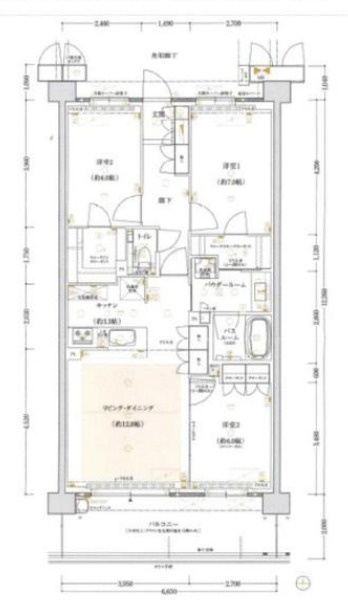 プレミスト京都松ケ崎の間取り