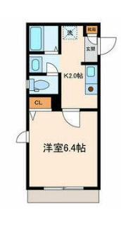中野区江古田４丁目のアパートの間取り
