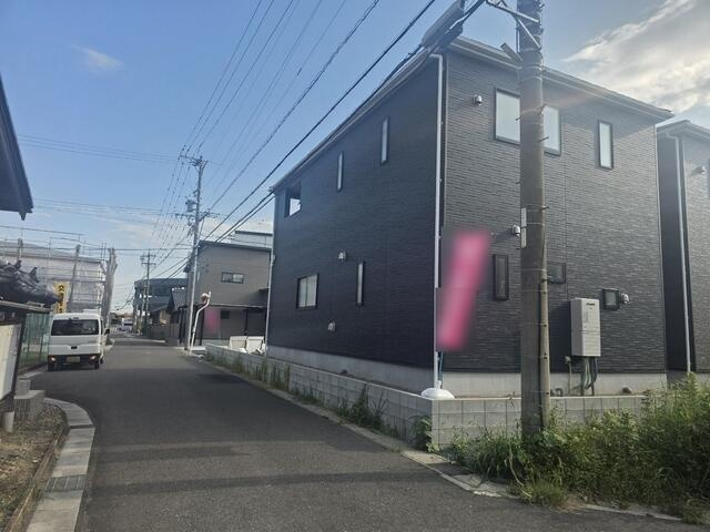 仲介手数料無料）一宮市大和町北高井　第１の前面道路含む現地写真