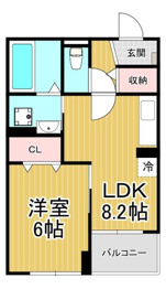 ヒカルサ西宮浜甲子園サウスの間取り