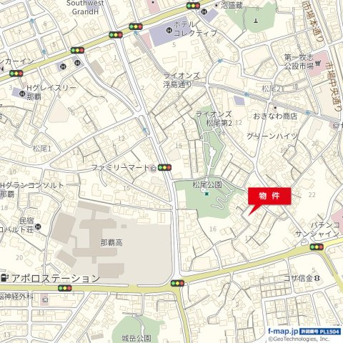 松尾第2トナキ駐車場の地図