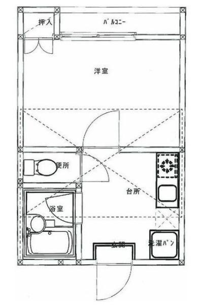 葛飾区柴又３丁目のアパートの間取り|
