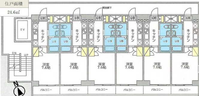 ジェンティーレ・トリヤマの間取り