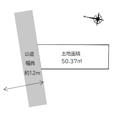 練馬区田柄1丁目　緑道沿いの限定1棟　地震に強い耐震住宅の区画図
