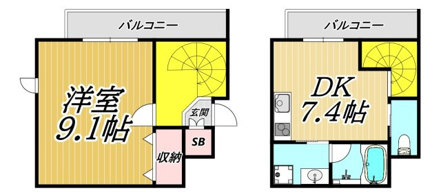 伊丹中央マンションの間取り
