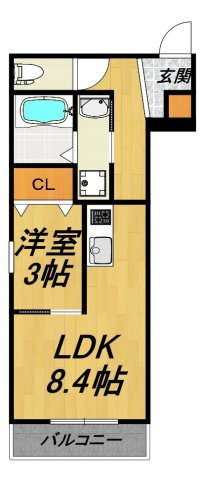【間取り】 | LE COCON 岐阜Ⅰ