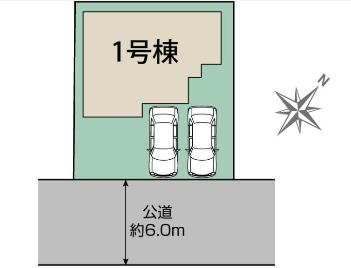 千葉市花見川区作新台２丁目２期の区画図