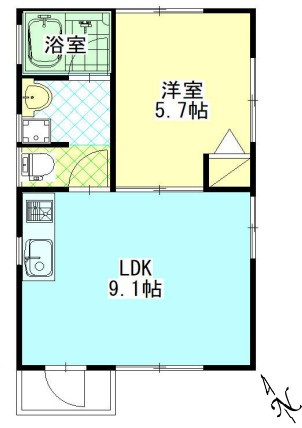コーポ斉藤Ⅲの間取り