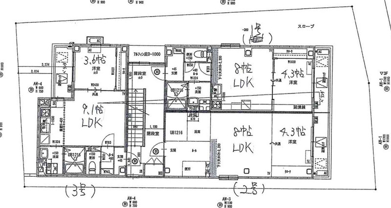 アレーズ新神戸の間取り
