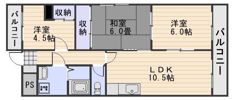 クオリティ武田の間取り