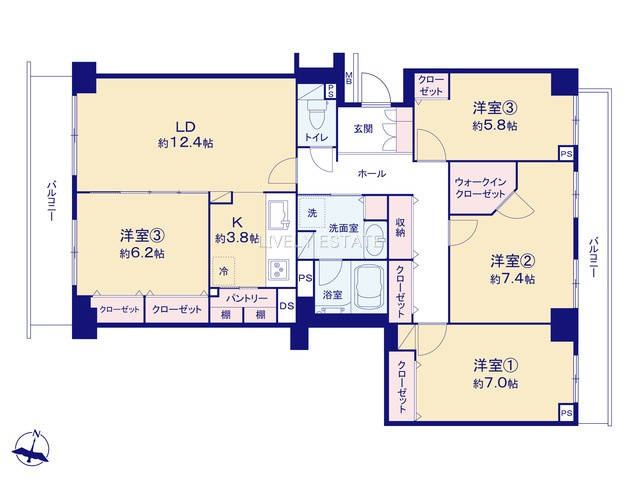ヴィルヌーブ南越谷A棟