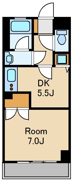 中野区本町３丁目の賃貸マンションの間取り