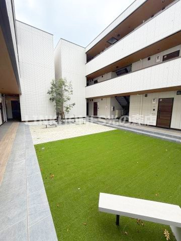菊池郡菊陽町大字原水のアパートのその他共用部分|中庭