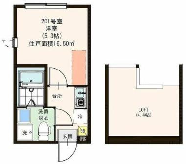 練馬区関町南１丁目のアパートの間取り