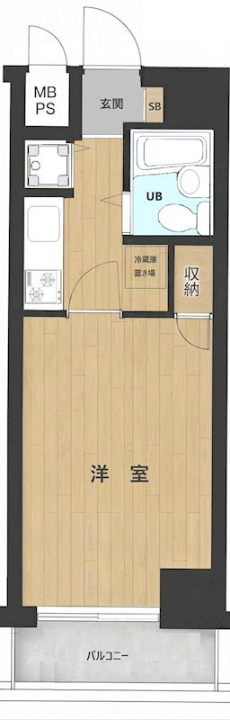 ルーブル戸越公園の間取り|間取りです。