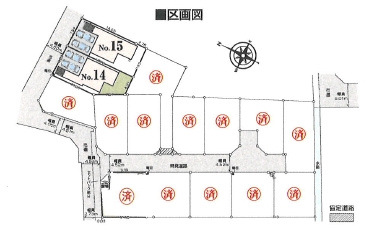 【仲介手数料０円】平塚市平塚3丁目　新築一戸建て　14号棟の区画図|平塚市平塚3丁目　新築一戸建て　14号棟