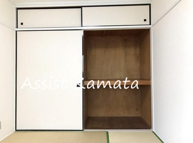 コウワマンションの収納|写真は同タイプの別号室です