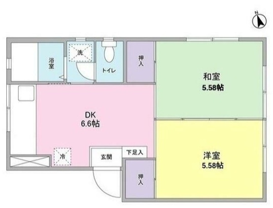 コウワマンションの間取り