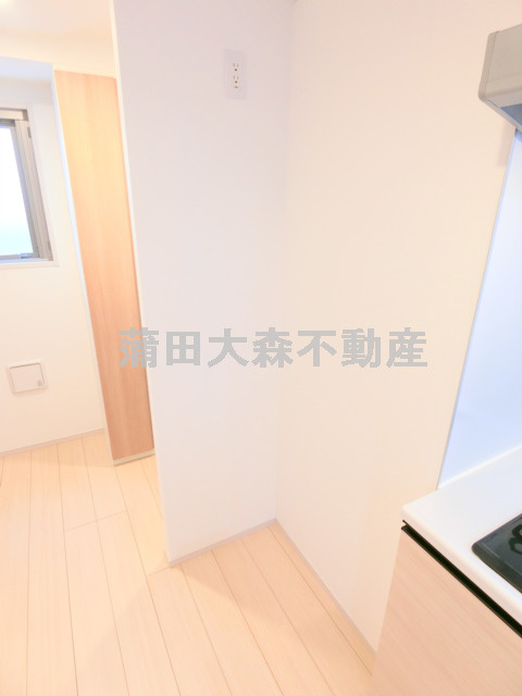 プレール・ドゥーク南六郷のキッチン|冷蔵庫置場