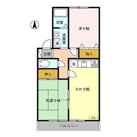 エレガンス松本の間取り