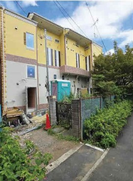 川崎市多摩区中野島４丁目のアパートの外観