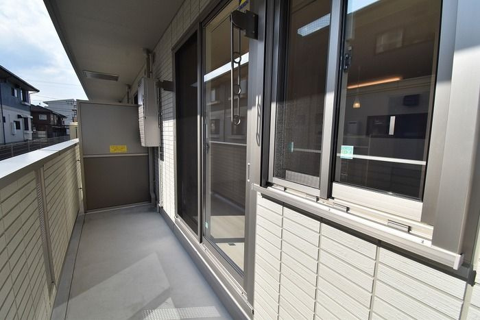エポックハイツ屋島のバルコニー