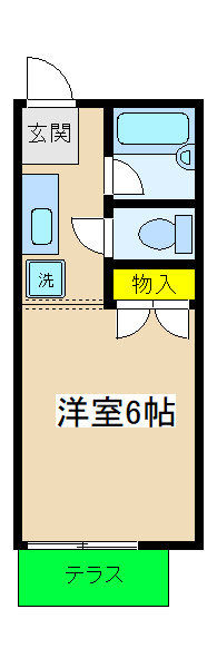 市川ハイツの間取り|市川ハイツ　間取り