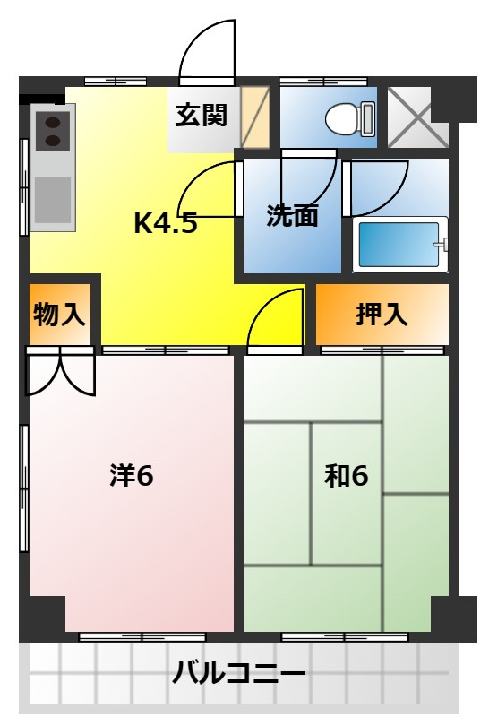 ドルフみずほ台の間取り