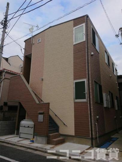 江戸川区東小岩５丁目のアパートの外観