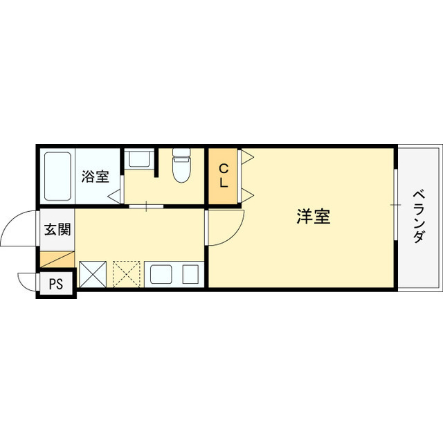 ノイヴェル塚本の間取り