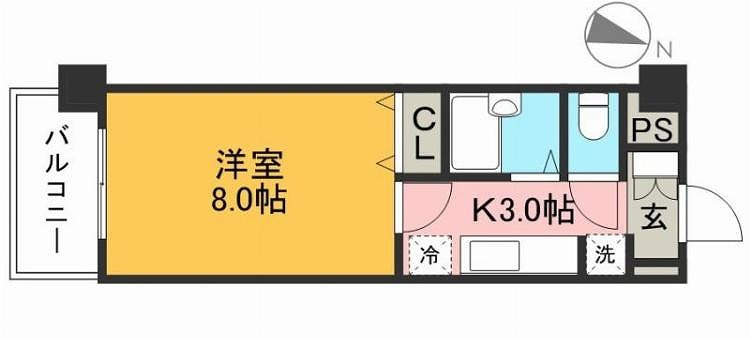 鏡川クレセントパークの間取り