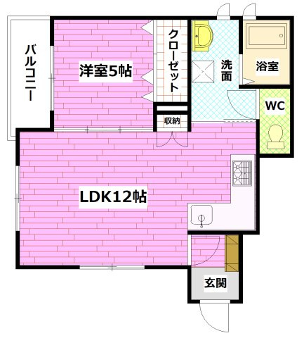 Lumiere（ルミエール）青崎の間取り