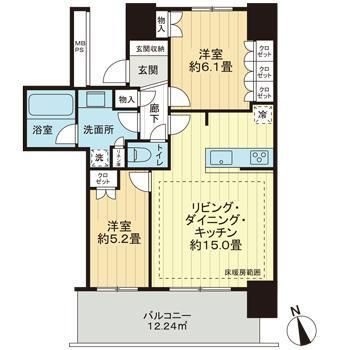 ライオンズタワー柏の間取り