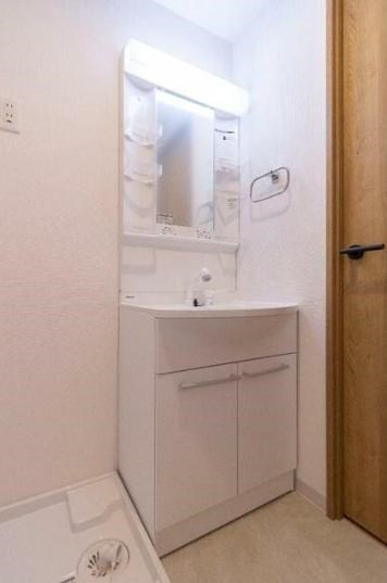 渋谷マンションの洗面所|使いやすい洗面所です