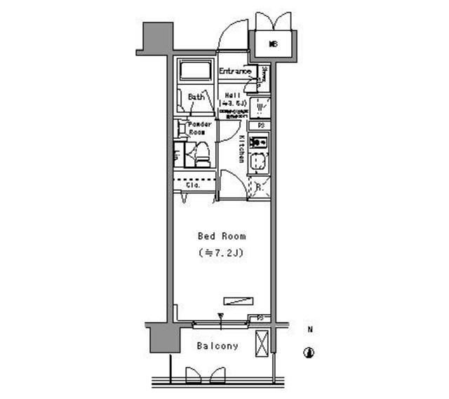パークアクシス住吉の間取り